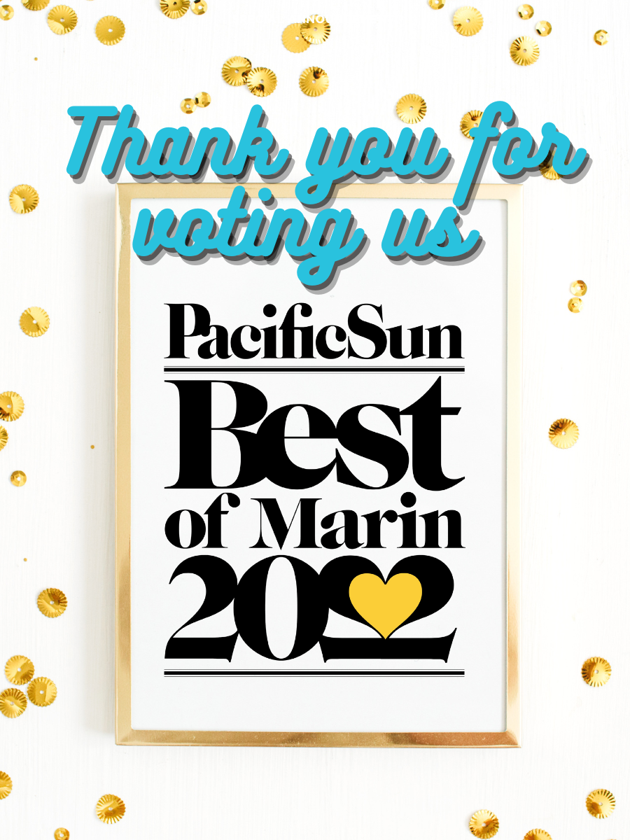Announcement - Thank you for voting us Best of Marin 2022