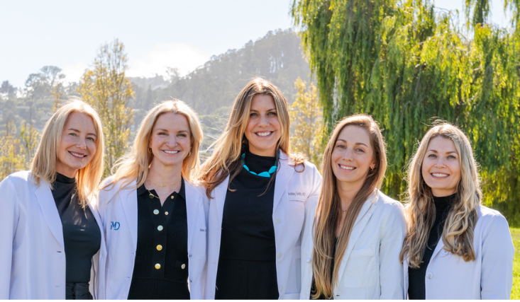 Southern Marin Dermatology providers – professional group headshot including board-certified dermatologists and physician assistants